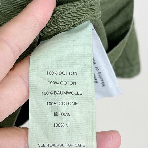 J Crew Womens XXSmall 2XS Field Mechanic Jacket Hillside Green Cotton Utility - Picture 7 of 12